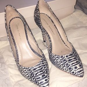 Loeffler Randall skinny heel pump